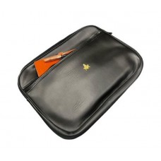 Masonic Real Leather Laptop Case With Gold Emblem